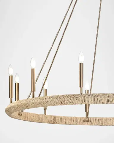 Arabela Lighting Cabana 52" 12-Light Chandelier | Thumbnail 5 Arabela Lighting Cabana 52" 12-Light Chandelier | Thumbnail 5