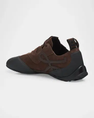 Loewe Men's Grip Suede Low-Top Sneakers | Thumbnail 4 Loewe Men's Grip Suede Low-Top Sneakers | Thumbnail 4