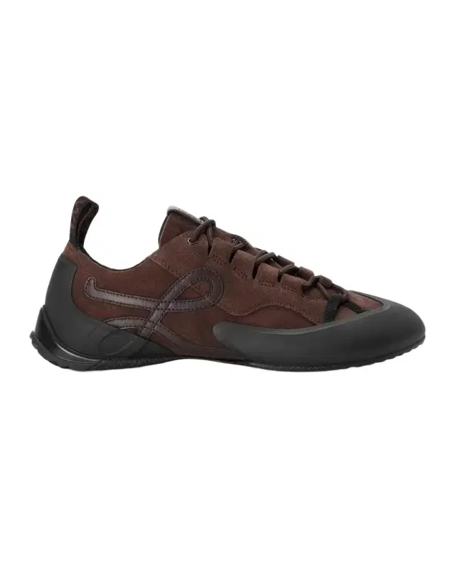 Loewe Men's Grip Suede Low-Top Sneakers