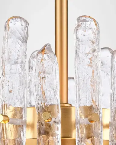 Arabela Lighting Icicles 36" 12-Light Chandelier | Thumbnail 3 Arabela Lighting Icicles 36" 12-Light Chandelier | Thumbnail 3