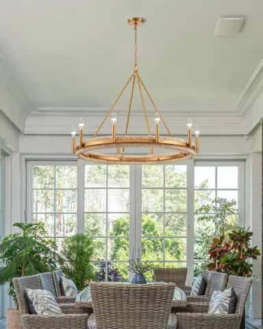 Arabela Lighting Manila 41" 10-Light Chandelier | Thumbnail 3