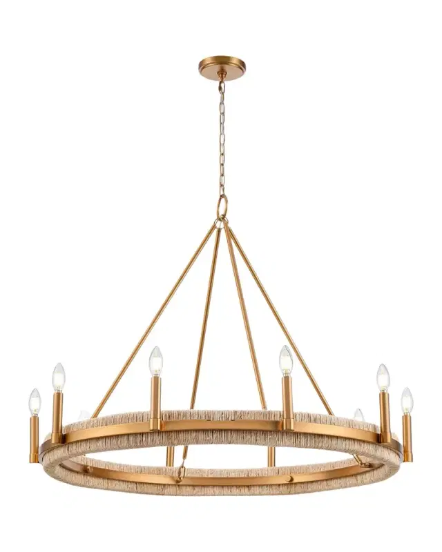 Arabela Lighting Manila 41" 10-Light Chandelier