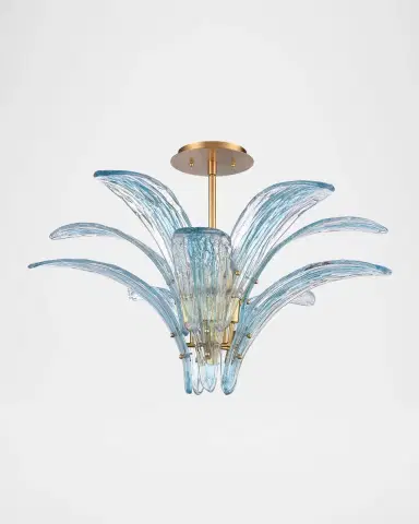 Arabela Lighting Fiore 33" 5-Light Semi-Flush Mount | Thumbnail 2 Arabela Lighting Fiore 33" 5-Light Semi-Flush Mount | Thumbnail 2