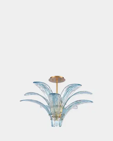Arabela Lighting Fiore 33" 5-Light Semi-Flush Mount | Thumbnail 3 Arabela Lighting Fiore 33" 5-Light Semi-Flush Mount | Thumbnail 3
