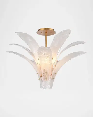 Arabela Lighting Fiore 33" 5-Light Semi-Flush Mount | Thumbnail 8 Arabela Lighting Fiore 33" 5-Light Semi-Flush Mount | Thumbnail 8
