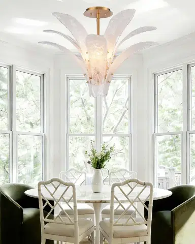 Arabela Lighting Fiore 33" 5-Light Semi-Flush Mount | Thumbnail 9 Arabela Lighting Fiore 33" 5-Light Semi-Flush Mount | Thumbnail 9