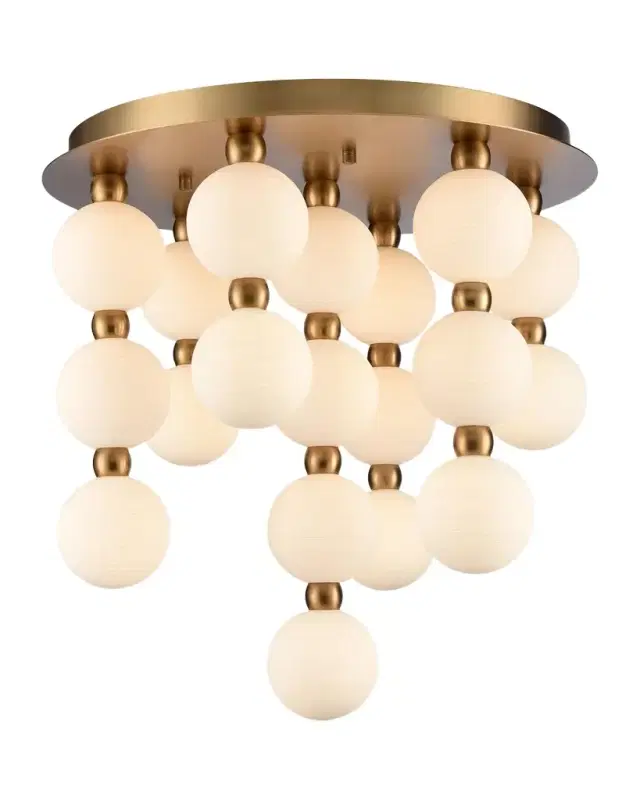 Arabela Lighting Mod 21" 19-Light LED Semi-Flush Mount