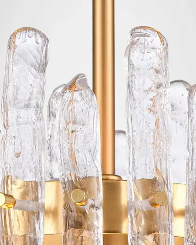 Arabela Lighting Icicles 30" 8-Light Chandelier | Thumbnail 4 Arabela Lighting Icicles 30" 8-Light Chandelier | Thumbnail 4