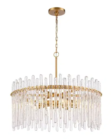 Arabela Lighting Icicles 30" 8-Light Chandelier | Thumbnail 1 Arabela Lighting Icicles 30" 8-Light Chandelier | Thumbnail 1
