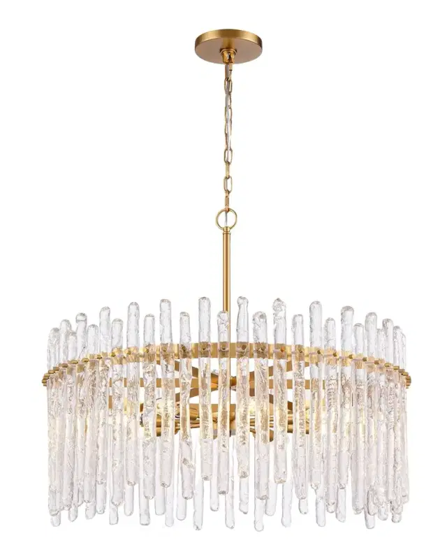 Arabela Lighting Icicles 30" 8-Light Chandelier