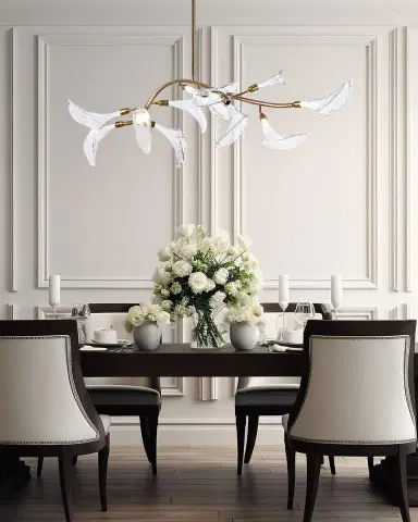 Arabela Lighting Calla 60" 11-Light LED Linear Chandelier | Thumbnail 4 Arabela Lighting Calla 60" 11-Light LED Linear Chandelier | Thumbnail 4