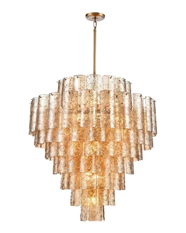 Arabela Lighting Fire and Ice 37" 21-Light Chandelier