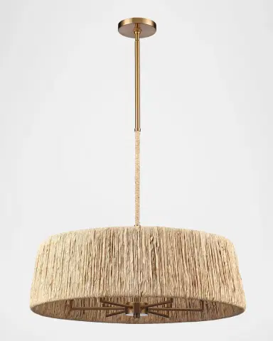 Arabela Lighting Cabana 26" 6-Light Chandelier | Thumbnail 2 Arabela Lighting Cabana 26" 6-Light Chandelier | Thumbnail 2