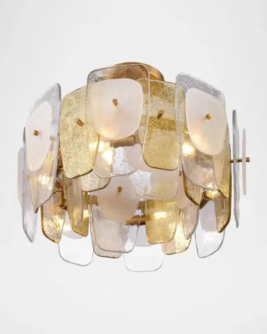 Arabela Lighting Strata 24" 6-Light Semi-Flush Mount | Thumbnail 3 Arabela Lighting Strata 24" 6-Light Semi-Flush Mount | Thumbnail 3
