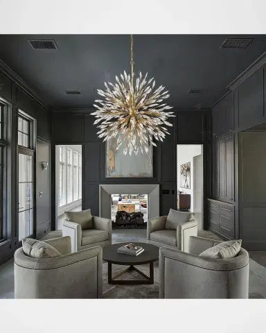 Arabela Lighting Crystal Fusion 42" 12-Light Chandelier | Thumbnail 5 Arabela Lighting Crystal Fusion 42" 12-Light Chandelier | Thumbnail 5