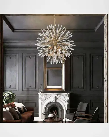 Arabela Lighting Crystal Fusion 42" 12-Light Chandelier | Thumbnail 7 Arabela Lighting Crystal Fusion 42" 12-Light Chandelier | Thumbnail 7