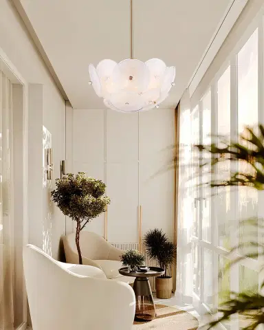 Arabela Lighting Tallulah 24" 6-Light Convertible Semi-Flush Mount | Thumbnail 5 Arabela Lighting Tallulah 24" 6-Light Convertible Semi-Flush Mount | Thumbnail 5