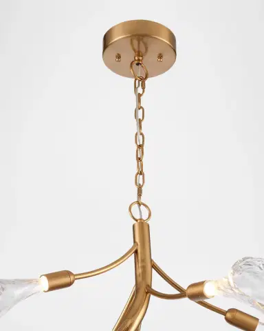 Arabela Lighting Calla 35" 10-Light LED Chandelier | Thumbnail 3