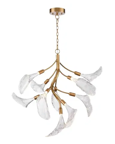 Arabela Lighting Calla 35" 10-Light LED Chandelier | Thumbnail 1