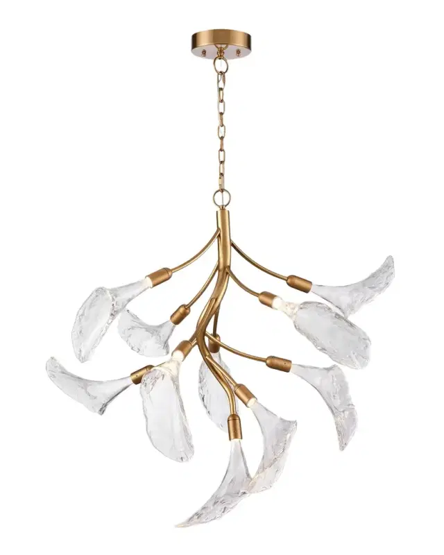 Arabela Lighting Calla 35" 10-Light LED Chandelier
