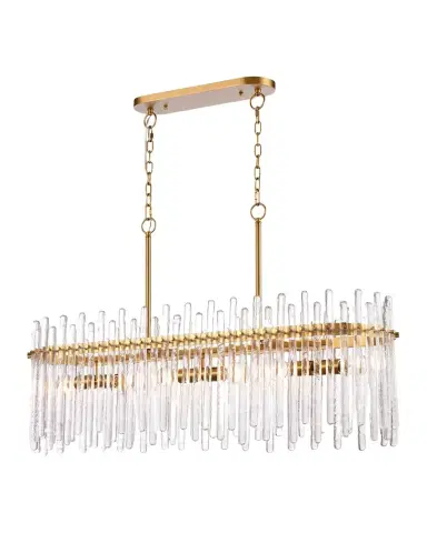 Arabela Lighting Icicles 45" 6-Light Linear Chandelier | Thumbnail 1 Arabela Lighting Icicles 45" 6-Light Linear Chandelier | Thumbnail 1