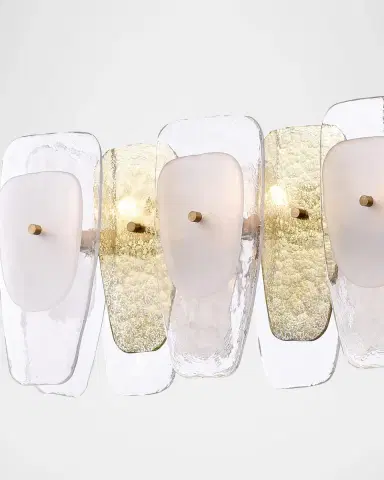 Arabela Lighting Strata 53" 6-Light Linear Chandelier | Thumbnail 4 Arabela Lighting Strata 53" 6-Light Linear Chandelier | Thumbnail 4