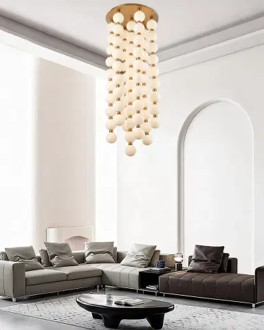 Arabela Lighting Mod 54" 68-Light LED Chandelier | Thumbnail 5 Arabela Lighting Mod 54" 68-Light LED Chandelier | Thumbnail 5