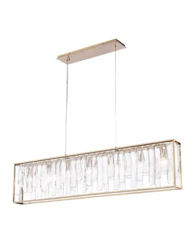 Arabela Lighting Boundaries 50" 7-Light Linear Chandelier | Thumbnail 1