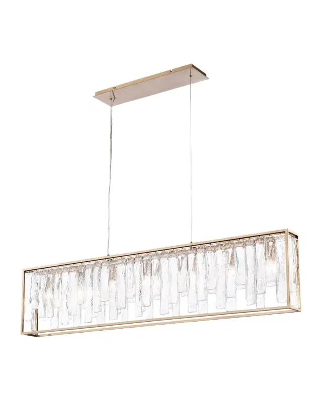 Arabela Lighting Boundaries 50" 7-Light Linear Chandelier