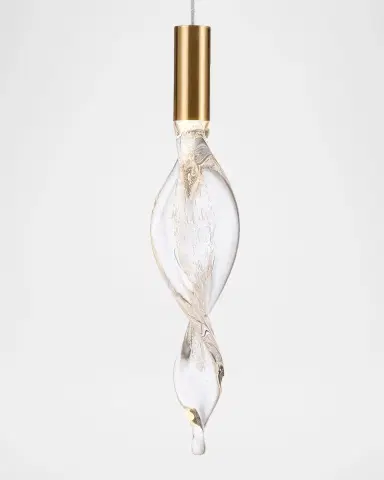 Arabela Lighting Aurora 36" 10-Light LED Linear Chandelier | Thumbnail 2