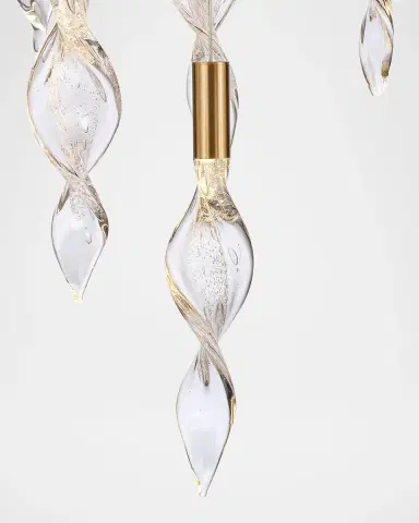 Arabela Lighting Aurora 36" 10-Light LED Linear Chandelier | Thumbnail 4