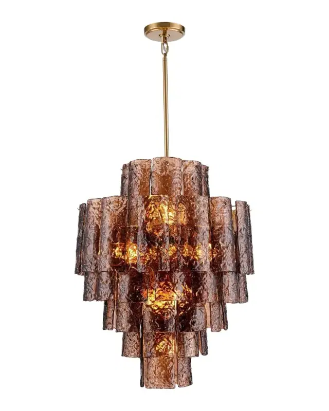Arabela Lighting Fire and Ice 29" 13-Light Chandelier