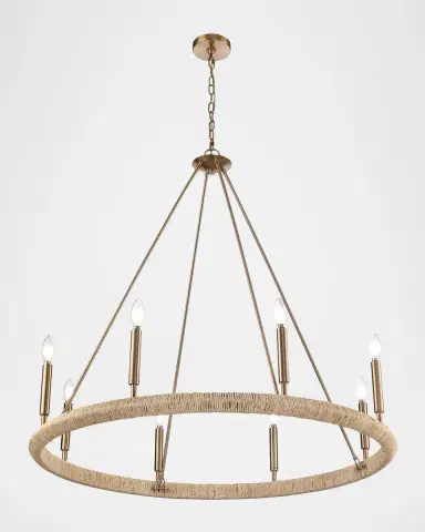 Arabela Lighting Cabana 38" 8-Light Chandelier | Thumbnail 2