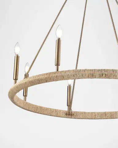Arabela Lighting Cabana 38" 8-Light Chandelier | Thumbnail 3