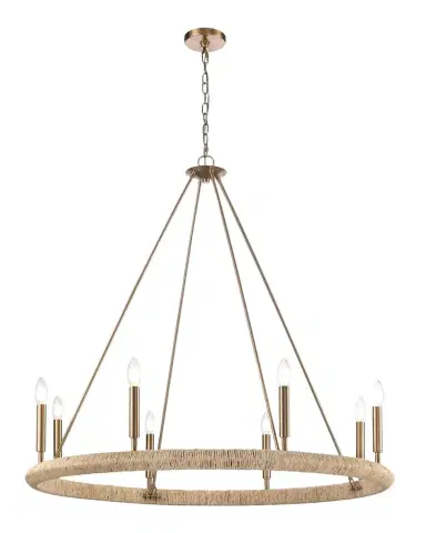 Arabela Lighting Cabana 38" 8-Light Chandelier | Thumbnail 1
