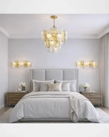Arabela Lighting Strata 36" 9-Light Chandelier | Thumbnail 3 Arabela Lighting Strata 36" 9-Light Chandelier | Thumbnail 3