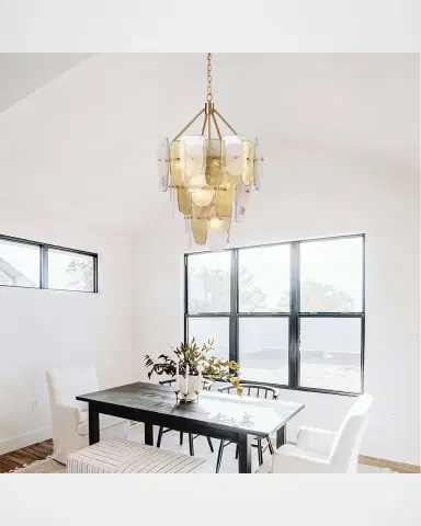 Arabela Lighting Strata 36" 9-Light Chandelier | Thumbnail 6 Arabela Lighting Strata 36" 9-Light Chandelier | Thumbnail 6