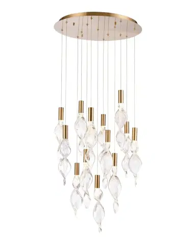 Arabela Lighting Aurora 24" 13-Light LED Chandelier | Thumbnail 1