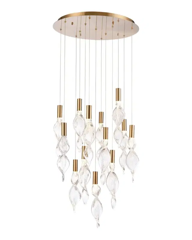 Arabela Lighting Aurora 24" 13-Light LED Chandelier