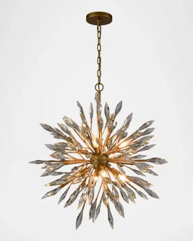 Arabela Lighting Crystal Fusion 30" 8-Light Chandelier | Thumbnail 5 Arabela Lighting Crystal Fusion 30" 8-Light Chandelier | Thumbnail 5