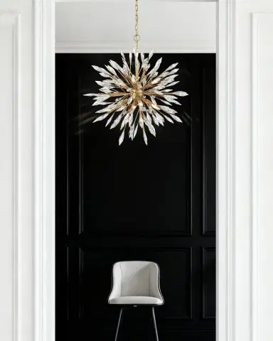 Arabela Lighting Crystal Fusion 30" 8-Light Chandelier | Thumbnail 6 Arabela Lighting Crystal Fusion 30" 8-Light Chandelier | Thumbnail 6