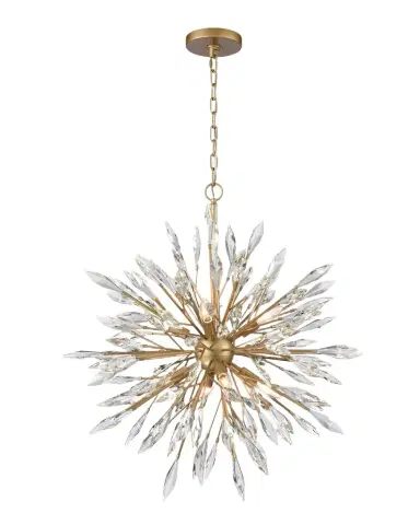 Arabela Lighting Crystal Fusion 30" 8-Light Chandelier | Thumbnail 1 Arabela Lighting Crystal Fusion 30" 8-Light Chandelier | Thumbnail 1