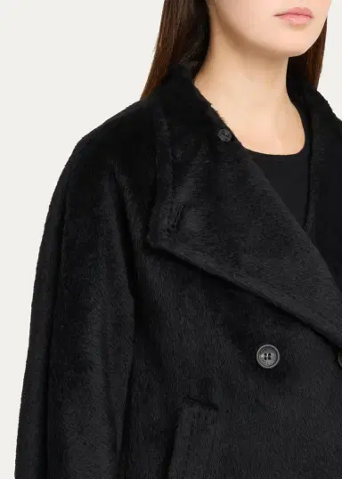 Cinzia Rocca Short Alpaca-Blend Double-Breasted Jacket | Thumbnail 5