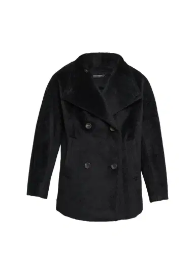 Cinzia Rocca Short Alpaca-Blend Double-Breasted Jacket | Thumbnail 1