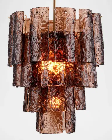 Arabela Lighting Fire and Ice 20" 5-Light Chandelier | Thumbnail 2 Arabela Lighting Fire and Ice 20" 5-Light Chandelier | Thumbnail 2