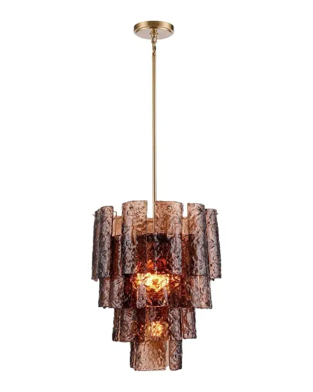 Arabela Lighting Fire and Ice 20" 5-Light Chandelier