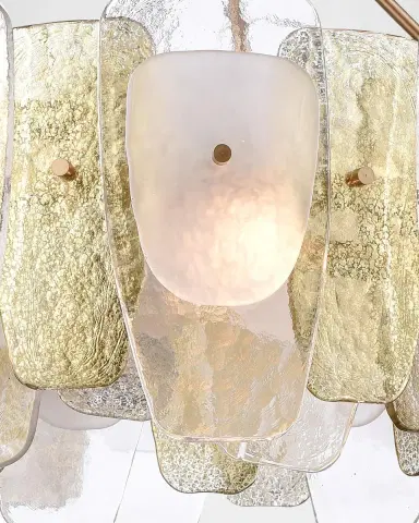 Arabela Lighting Strata 30" 8-Light Chandelier | Thumbnail 2 Arabela Lighting Strata 30" 8-Light Chandelier | Thumbnail 2