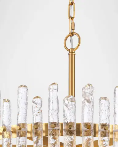 Arabela Lighting Icicles 24" 6-Light Chandelier | Thumbnail 3 Arabela Lighting Icicles 24" 6-Light Chandelier | Thumbnail 3