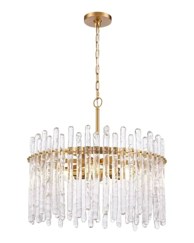 Arabela Lighting Icicles 24" 6-Light Chandelier