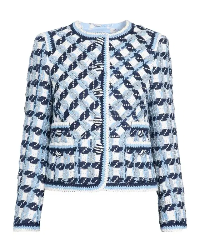 MAISON COMMON Textured Cotton Multi-Weave Jacket